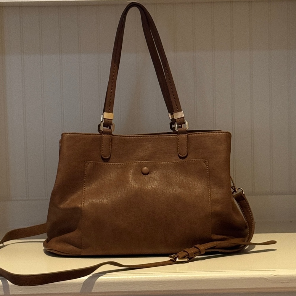 Miztique Tan Shoulder Bag / Crossbody – Spacious & Versatile
